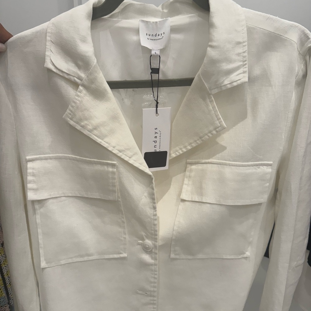 White Sundays Lennox Women's White Jacket